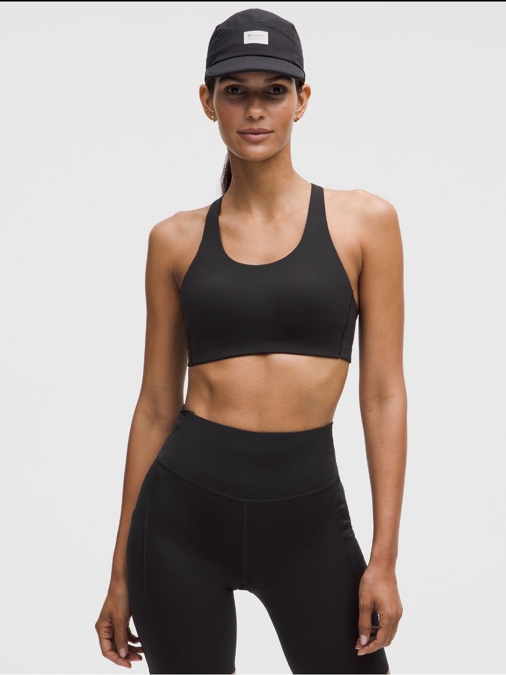 EUC lululemon Energy Bra High Support, B-G Cups, size 36DD in black
